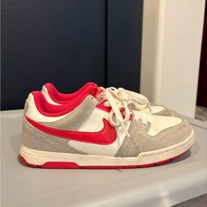 Nike Kids Pink and White Sneakers